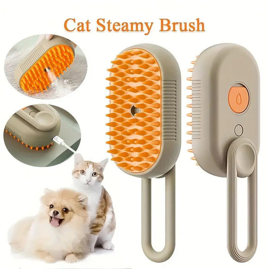 Pet grooming brush