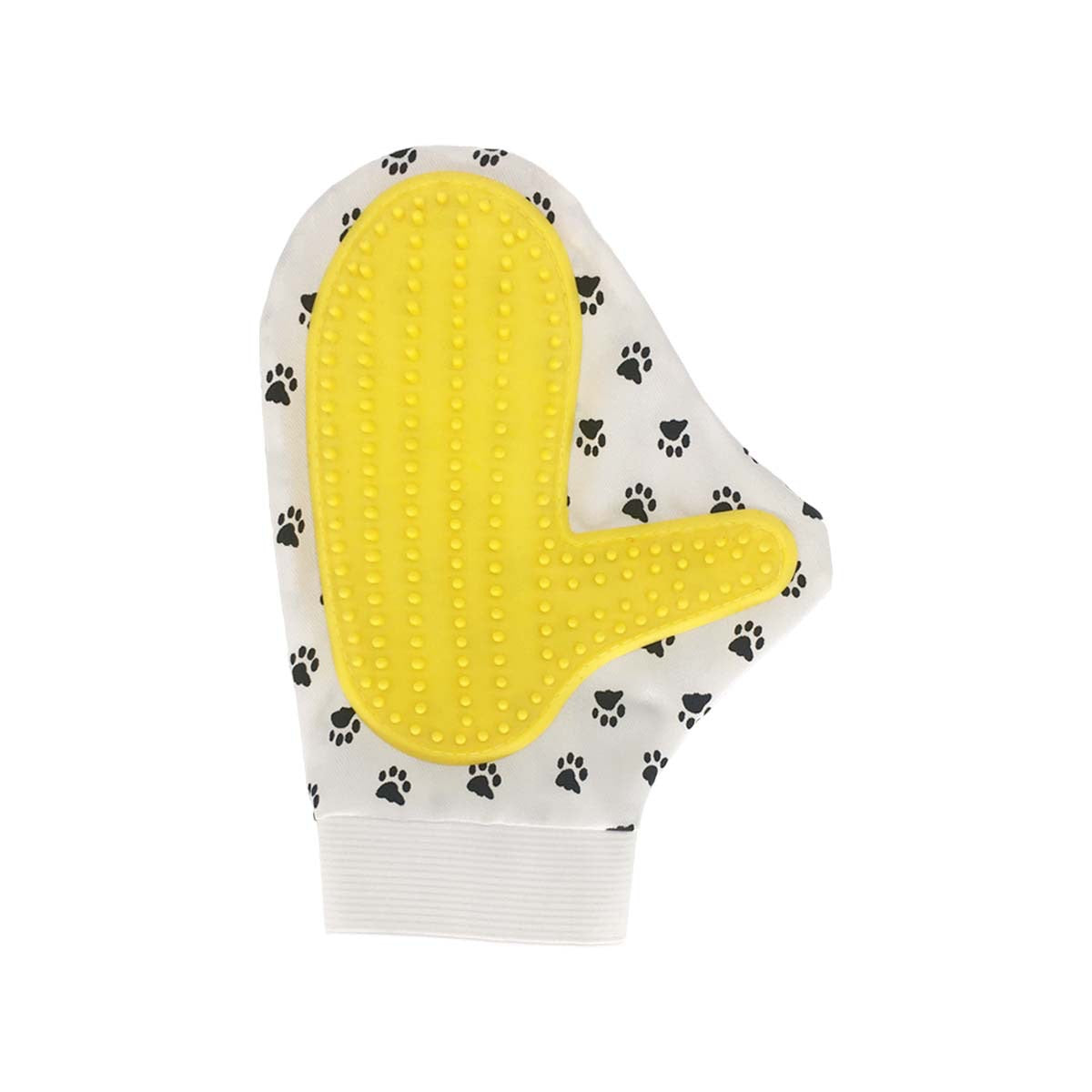 Pet grooming glove brush