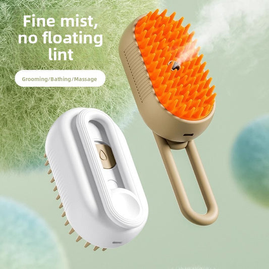 Pet grooming brush