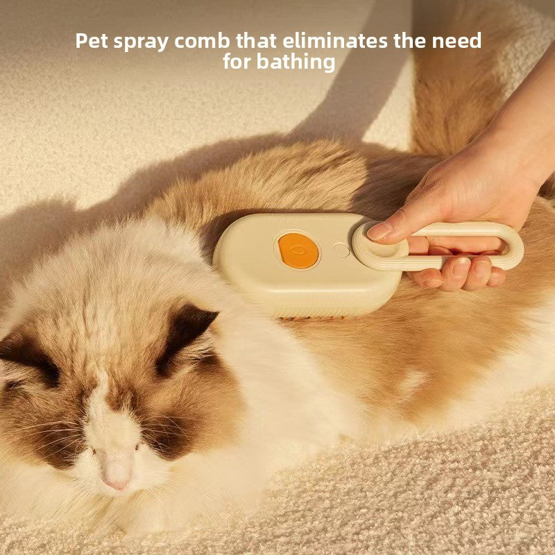 Pet grooming brush